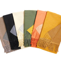 リバーシブル無地ストール 2021AW売れ筋トレンド新作 多色展開ブランケット