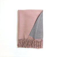 リバーシブル無地ストール 2021AW売れ筋トレンド新作 多色展開ブランケット