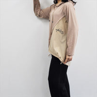 ツートーン パーカー 薄手 裾絞り レディース テールカット M~L 旅行 お出かけ 日よけ UV対策 寒さ対策 アウトドア 春 秋 冬 asone femme アズワンファム