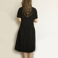 すっぽり包むプルオーバー長袖チュニックレディーストップス秋冬カーキチャコールライトグレーブラックasonefemmeアズワンファム